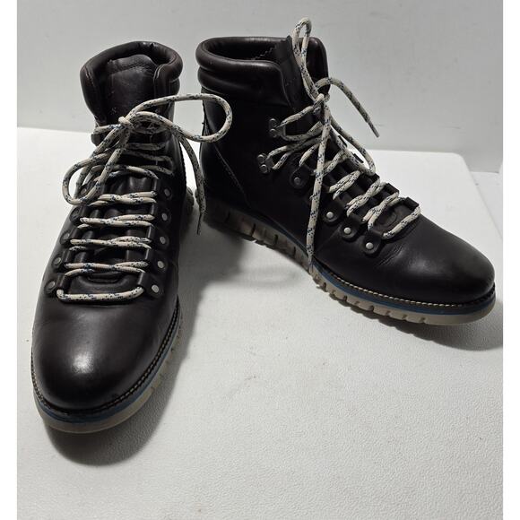 Cole Haan Zerogrand Hiker Waterproof Leather Boots C33960 Black Men\'s US 10 main image 8